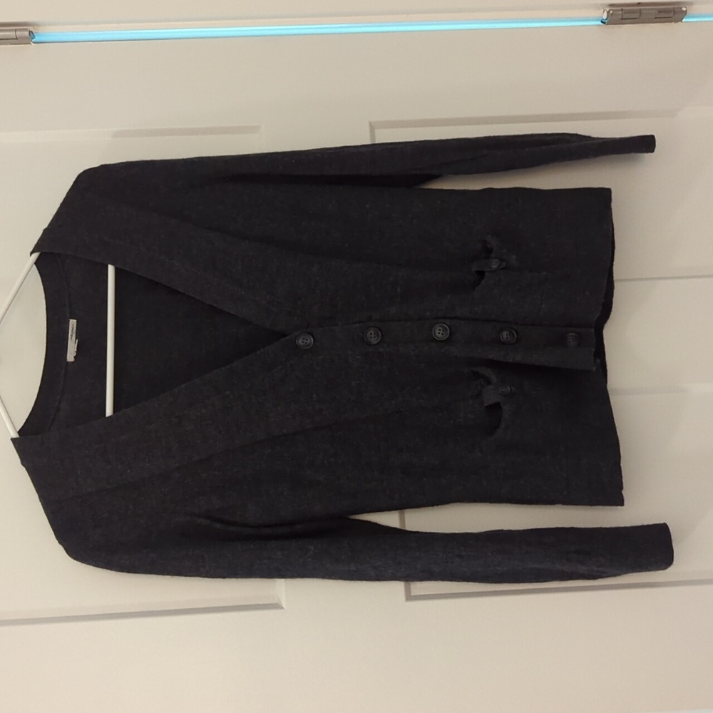 Halogen Merino Wool Cardigan